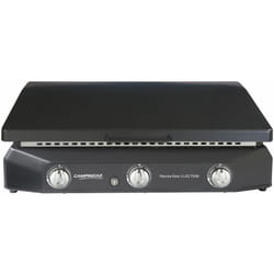 Plancha gaz a poser sorio 3 lxd twin - 73x40 cm - Plaque mixte fonte émaillé - c