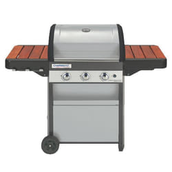 Barbecue gaz CAMPINGAZ 3 SERIES CLASSIC WLX inox 3 brûleurs sur chariot, 61x45 cm