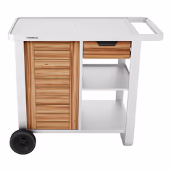 Campingaz 2213919, Chariot, Blanc, Bois, Grill, 1 étagères, 2 roue(s), Rectangulaire