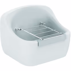 Vidoir à suspendre en céramique vitrifiée avec trous de montage pour la grille fixation à l’aide du kit de fixation (K730567) ...