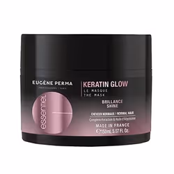 EUGENE PERMA Le Masque Keratin Glow, 500 ml, Femmes, Tous types de cheveux, Toutes les couleurs, Vase, Aqua/water/eau, steary ...