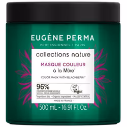 EUGENE PERMA COULEUR À LA MÛRE BIO 500 ml, 500 ml, Femmes, Cheveux colorés, Noir, Nourrissant, Protection, Vase