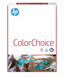 HP Color Choice 250/A4/210x297, Impression laser/jet d'encre, A4 (210x297 mm), 250 feuilles, 160 g/m², Blanc, EU Ecolabel, Fo ...