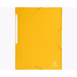 Exacompta 17106H, Porte-documents, A4, Carton, Jaune, 425 g/m², 240 mm