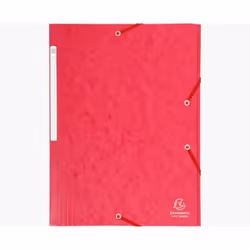 Exacompta 17109H, Porte-documents, A4, Carton, Rouge, 425 g/m², 240 mm