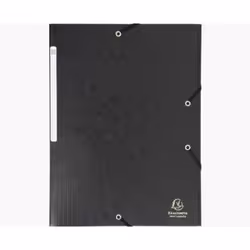 Exacompta 17116H, Porte-documents, A4, Carton, Noir, 425 g/m², 240 mm