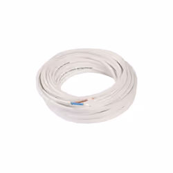 Câbles électriques LEGRAND. Câble électrique HO3 VVH blanc 2x0.75, au mètre référence 155921. - Pour Électricité , Fils et câ ...