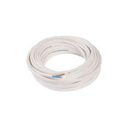 Câble électrique HO3 vvh blanc 2x0.75, au mètre
