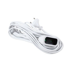 Debflex - prolongateur 2P 6A 2X0,75 MM² HO3VV-H2-F 5M blanc - 324261