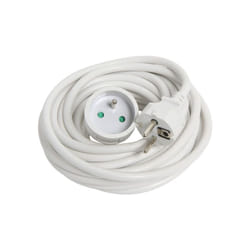 Debflex - prolongateur 2P+T 16A 3G1,5 MM² HO5VV-F 10M blanc - 335261