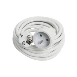 Debflex - prolongateur 2P+T 16A 3G1,5 MM² HO5VV-F 5M blanc - 335551