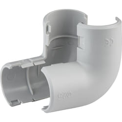 Coude equerre Ø25 mm gris sachet de 2 - 429246 - Debflex