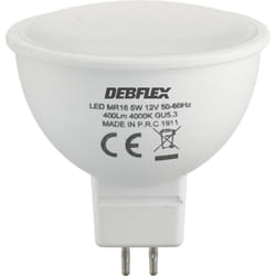 Ampoule spot MR16 smd verre transparent GU5.3 5W 4000K 400LM - 600471 - Debflex