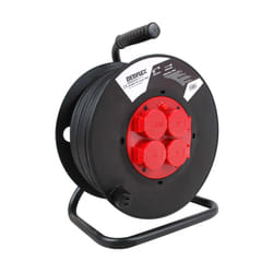 Debflex - enrouleur professionnel HO7RN-F 3G1.5 4P etanche + disj. 40M noir - 605403