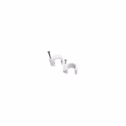 Ponte câble-rond DEBFLEX. Ponte blanc câble rond 3/4 mm (25 pièces) référence 700041. - Pour Électricité , Fils et câbles .Po ...