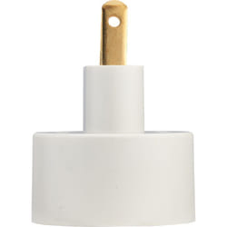 Debflex - adaptateur entree france 2P 10/16A sortie usa blanc - 701080