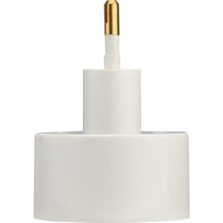 Debflex - adaptateur entree usa sortie france 2P 6A blanc - 701090