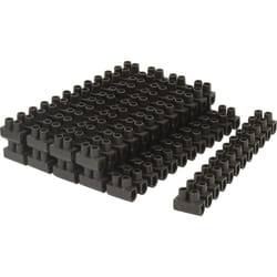 Barrette de connexion 12 plots 10mm² DEBFLEX Noir - 704040