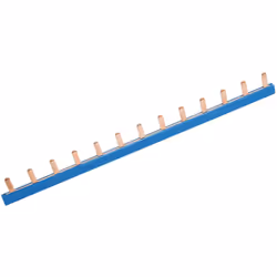 Description générale Peigne de raccordement réversible phase/neutre 10 mm² de 13 modules. Parfait pour le raccordement entre  ...