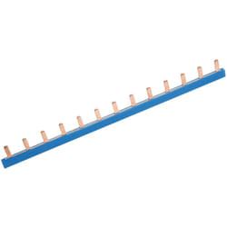 Debflex - peigne de raccordement reversible 10MM² LONG.225MM bleu et noir - 707080