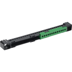 Debflex - bornier terre 13 bornes vert - 707358
