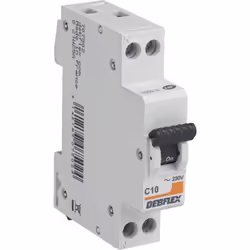 Description générale Le disjoncteur 3kA Phase + Neutre 10A DEBFLEX est un dispositif essentiel pour protéger vos appareils de ...