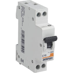 Debflex - disjoncteur 3KA ph+n 10A - 707502 - origine france