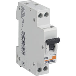 Debflex - disjoncteur 3KA ph+n 16A - 707503 - origine france