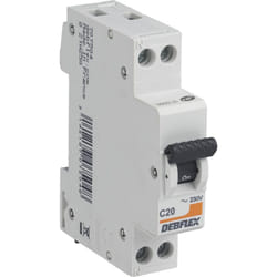 Debflex - disjoncteur 3KA ph+n 20A - 707504 - origine france
