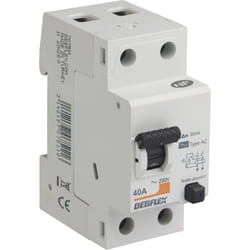 Debflex - interrupteur differentiel 2P 30MA 40A 2 modules type ac - 707511