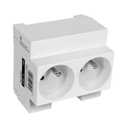 Debflex - double prise de courant modulaire 2P+T 10/16A - 707892