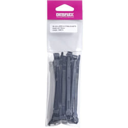 Collier autoblocant 6X115 mm noir sachet de 25 - 709012 - Debflex