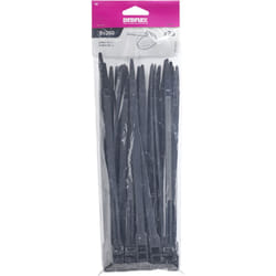 Collier autoblocant 9X260 mm noir sachet de 25 - 709032 - Debflex