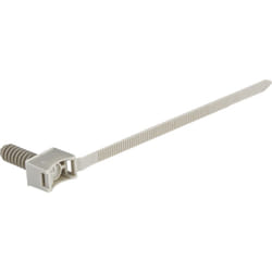Debflex - collier avec embase Ø16 a 32 mm + cheville gris sachet de 10 - 709082