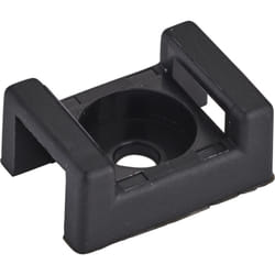 Embase simple pour collier 9 mm noir sachet de 10 - 709568 - Debflex