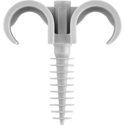 Debflex - Clips Parapluie Double Ø 16 A 20 Mm Gris Sachet De 10 - 709931