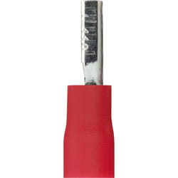 Clips femelle pre-isole 2.8X0.8 mm rouge sachet de 10 - 711041 - Debflex