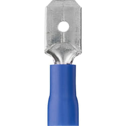 Debflex - Clips Male Pre-Isole 6.3x0.8 Mm Bleu Sachet De 10 - 711052