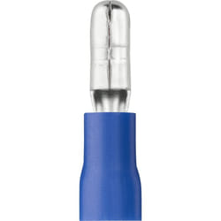 Douille cylindrique male pre-isole bleu sachet de 10 - 711060 - Debflex