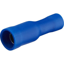 Douille cylindrique femelle pre-isole bleu sachet de 10 - 711061 - Debflex