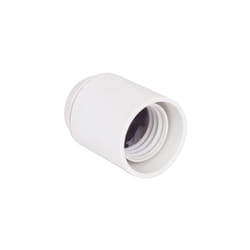 Douille E27 lisse plastique blanc - 712650 - Debflex