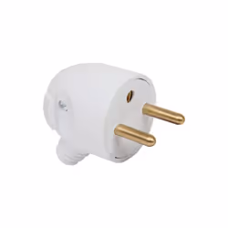 Description générale Ce produit est une fiche mâle blanche de type 2P+T, idéale pour raccorder des appareils domestiques au r ...