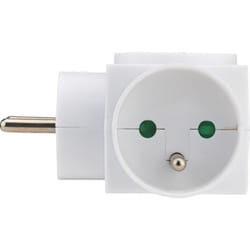Triplite 2P+T 16A blanc - 714410 - Debflex