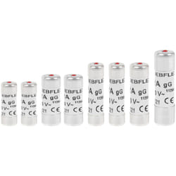 Sachet de 8 fusibles avec voyant lot 2X(10A 16A 20A) 1X(25A 32A) - 715006 - Debflex