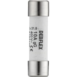 Fusible avec voyant 8,5X31,5 10A 400V sachet de 3 - 715306 - Debflex