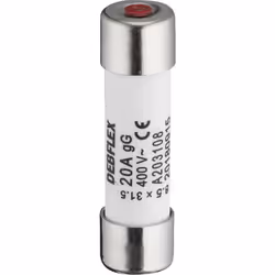 Description générale Les fusibles céramiques avec voyant mesurent 8,5 x 31,5 mm, avec une intensité de 20 A et une tension de ...