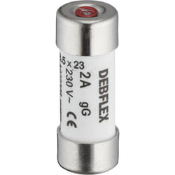 Fusible avec voyant 8,5X23 2A 230V sachet de 3 - 715646 - Debflex