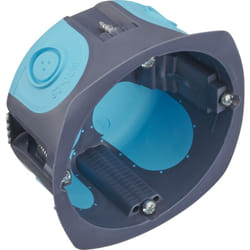 Boite d'encastrement stopair mulitmateriaux 1 poste Ø67/P40 - 718382 - Debflex