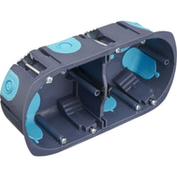 Debflex - boite d'encastrement stopair multimateriaux 2 postes h/v Ø67/P40 - 718385