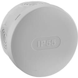Boite de derivation etanche IP55 Ø70/P40 gris - 718802 - origine france - Debflex